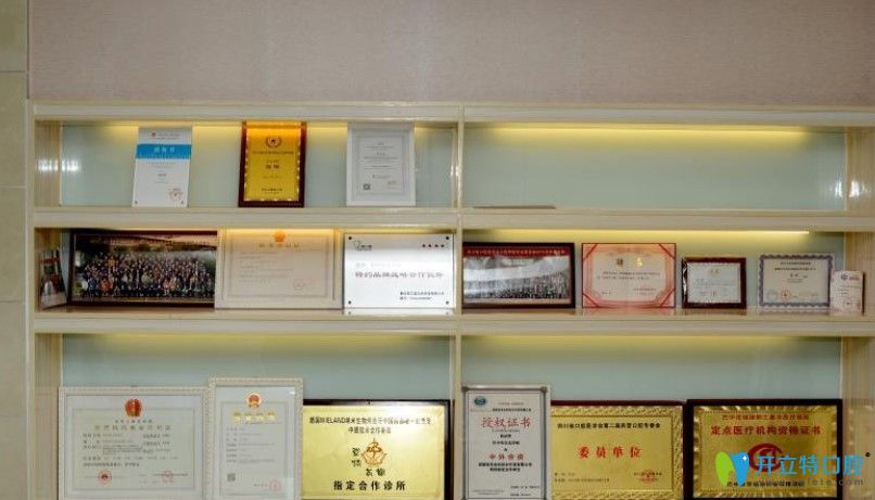 白玉牙科榮譽(yù)證書