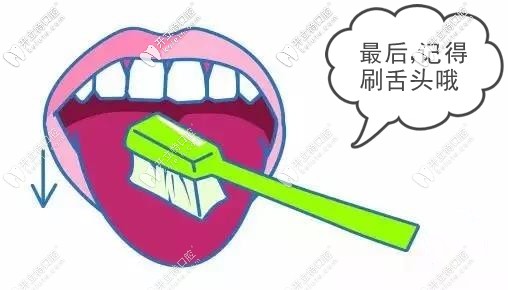 刷牙時(shí)候也要刷舌頭哦