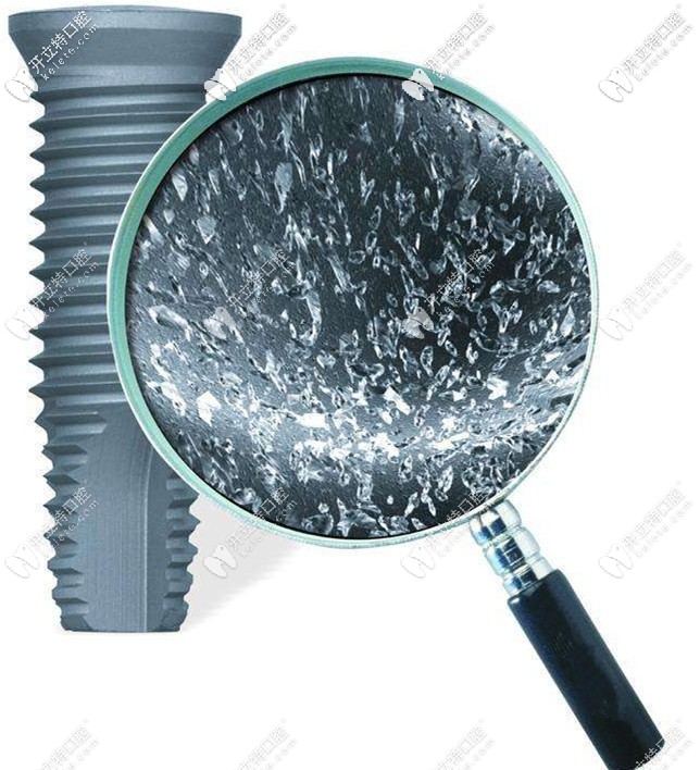 美國(guó)3i種植體表面處理較好