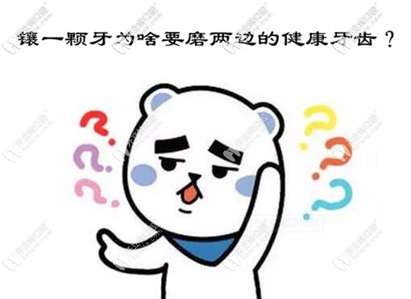 做全瓷牙冠和烤瓷牙套為什么要磨兩邊的健康牙齒呢？