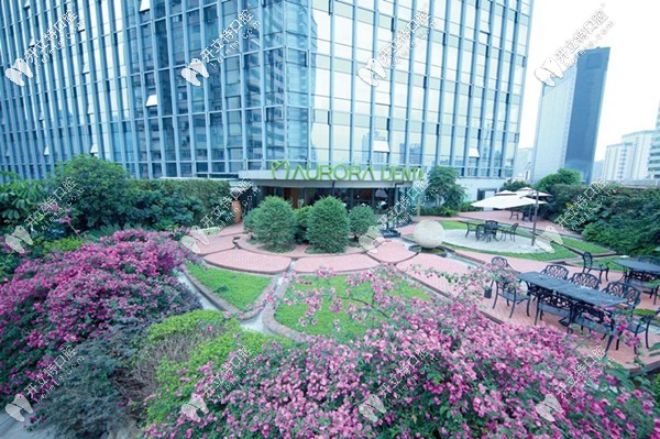 成都極光口腔門口