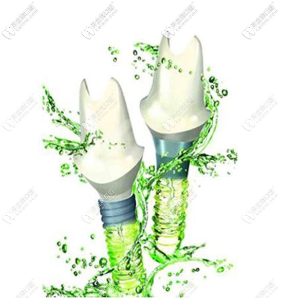 親水瑞鋯種植體和非親水區(qū)別