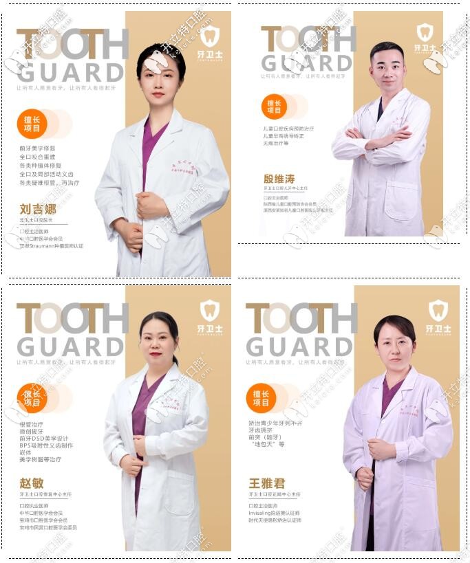 牙衛(wèi)士口腔醫(yī)生團(tuán)隊 牙衛(wèi)士口腔醫(yī)生團(tuán)隊