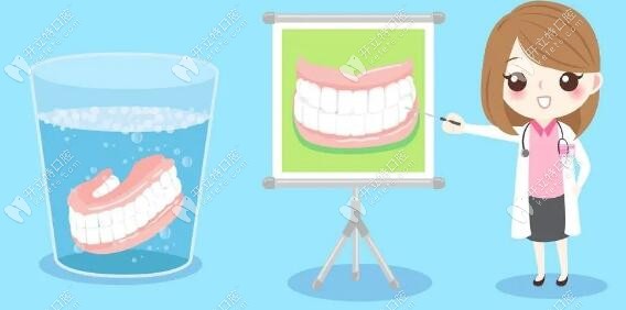 做到勤清洗活動(dòng)義齒的習(xí)慣